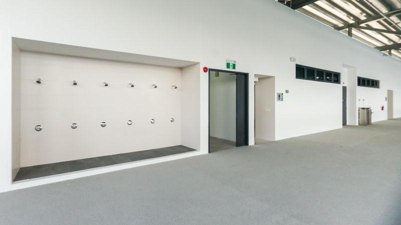 OFS Campus and Facilities - Swimming Pool Shower Area