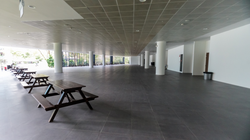 OFS Campus and Facilities - Communal Area outside Studios